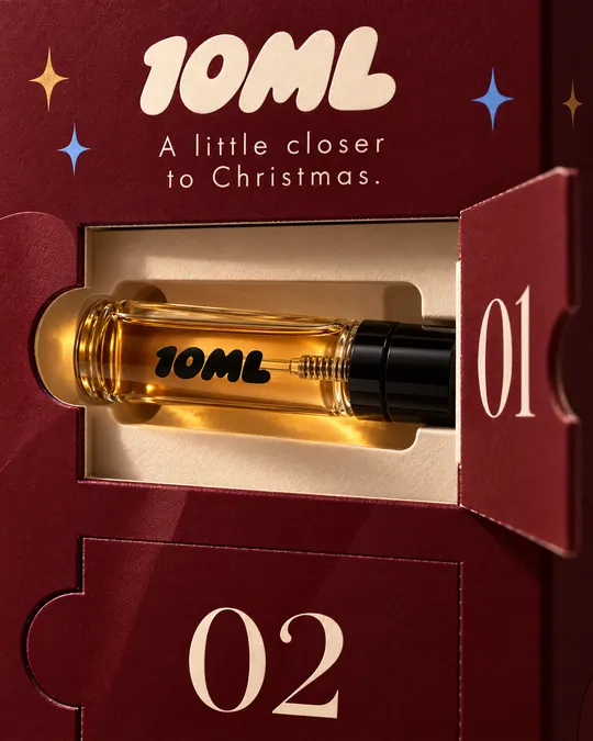 Doors 1 and 2 of the advent calendar for her, close up